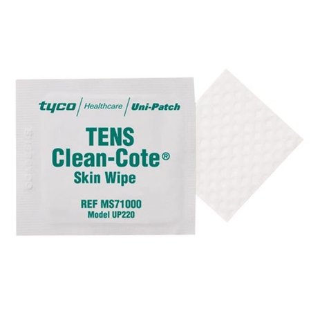 UNI-PATCH Uni-Patch UP220 Clean Cote Skin Prep Wipes; 50 Wipes Per Pkg UP220